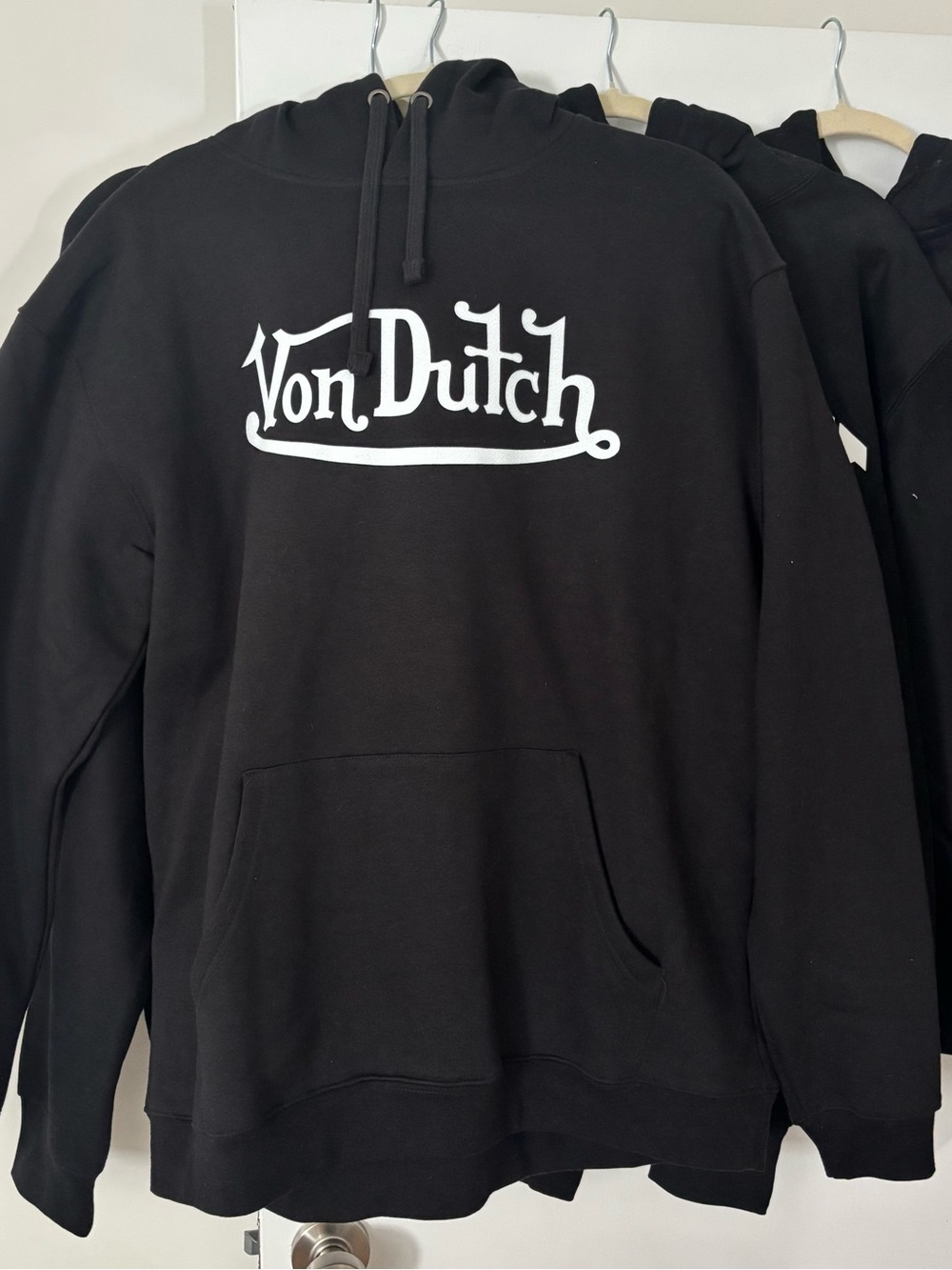Von Dutch Men's Black Logo Hoodie